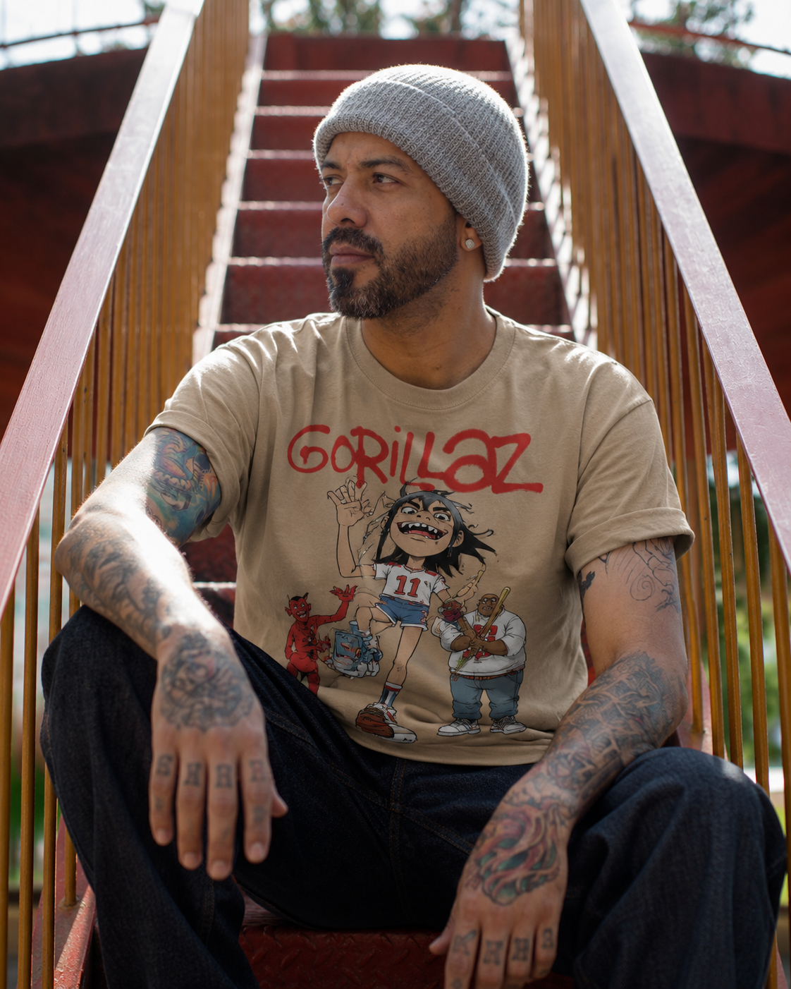 Playera "Gorillaz Noodle "