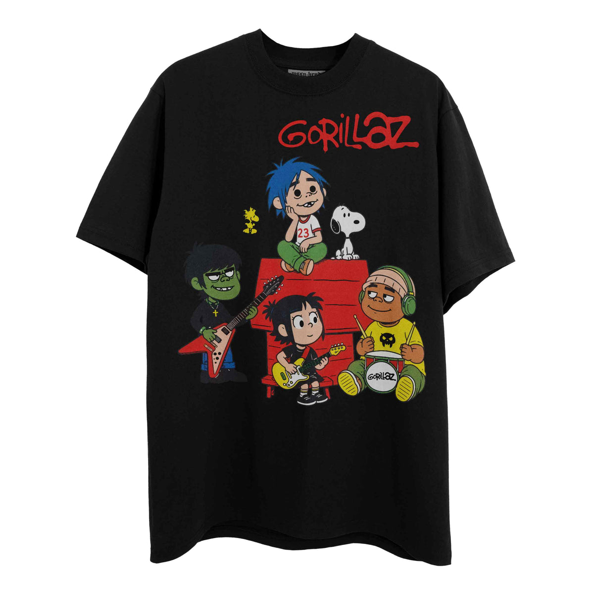Playera "Gorillaz x Peanuts"