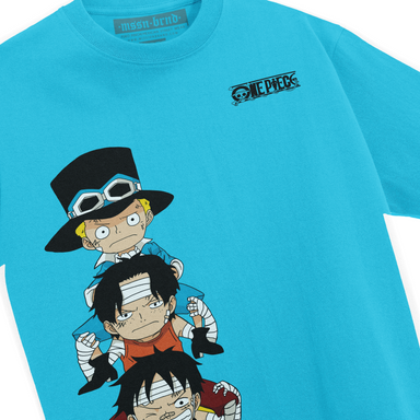 Playera "Luffy, Ace & Sabo"