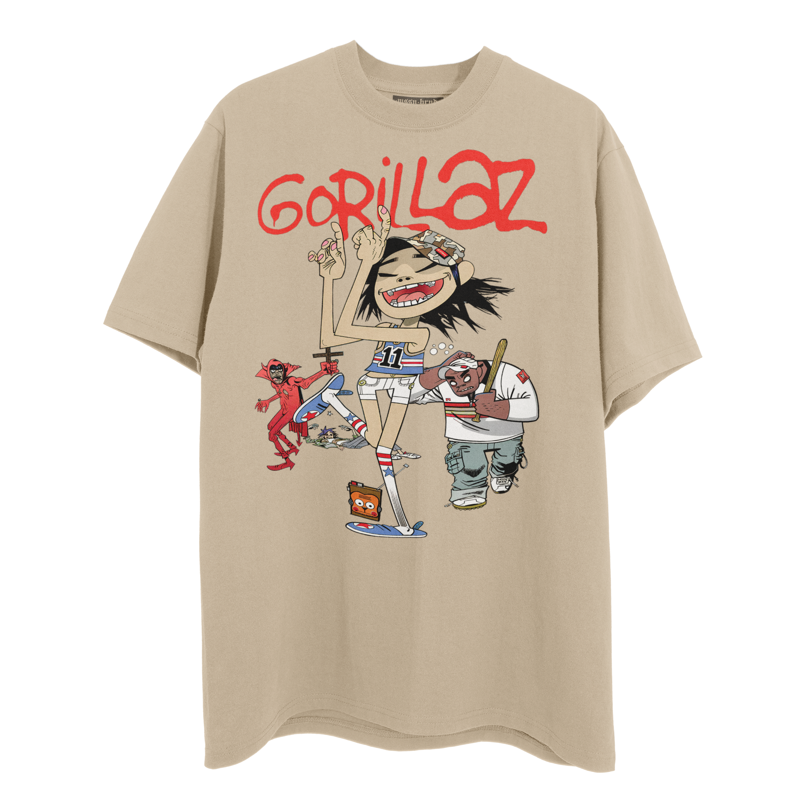 Playera "Gorillaz Noodle "