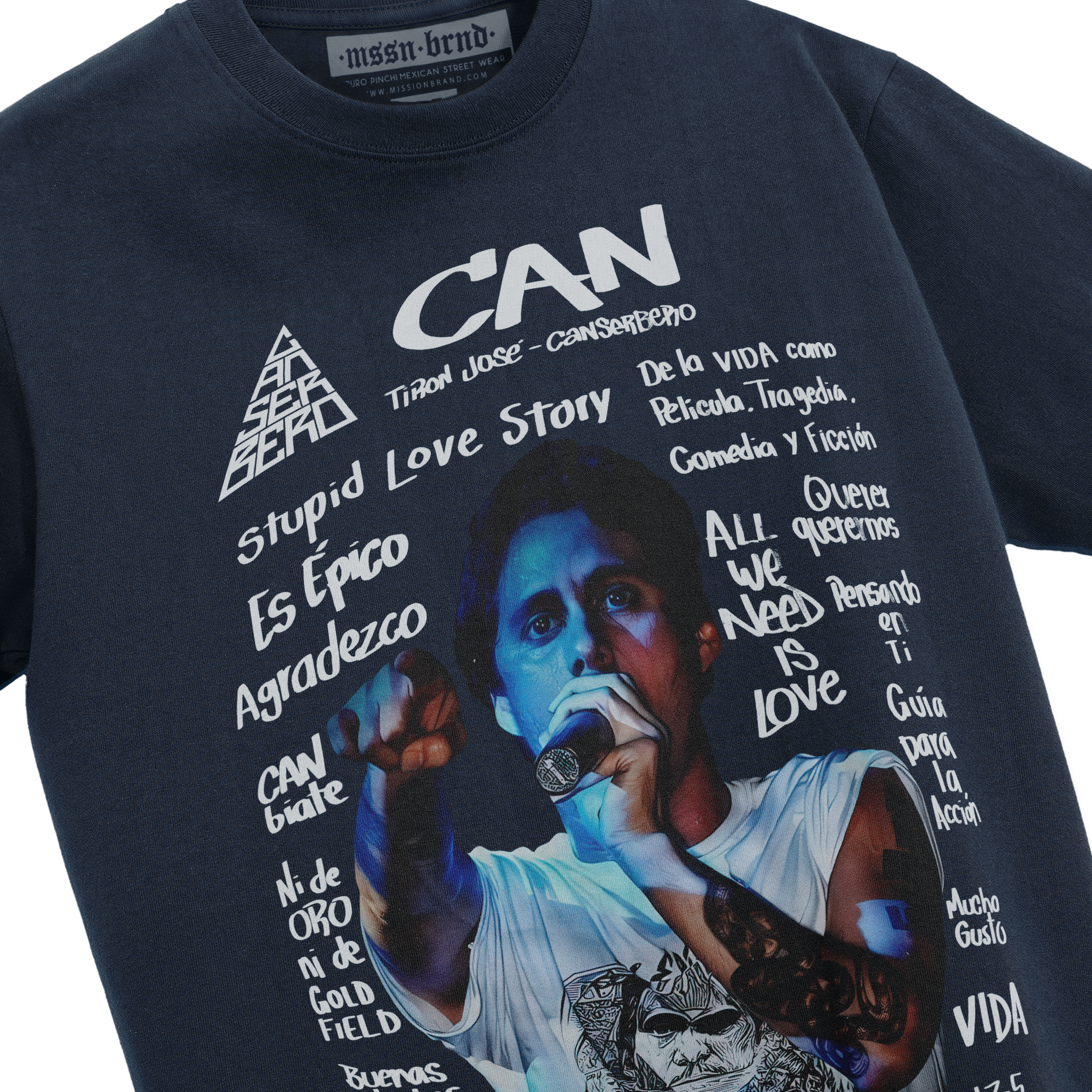 Playera "Canserbero Frases"