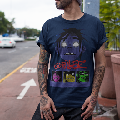 Playera "Gorillaz Darkness"