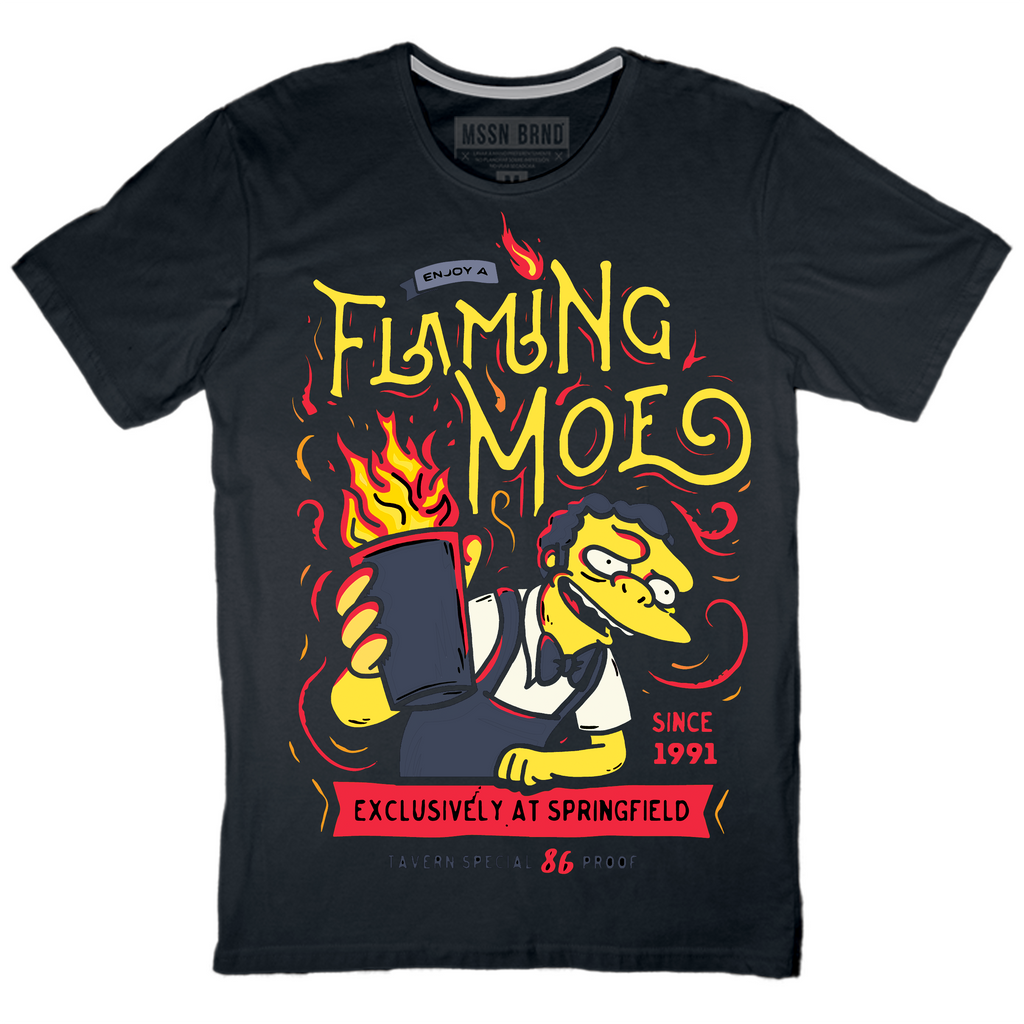 Playera "Flaming Moe´s"