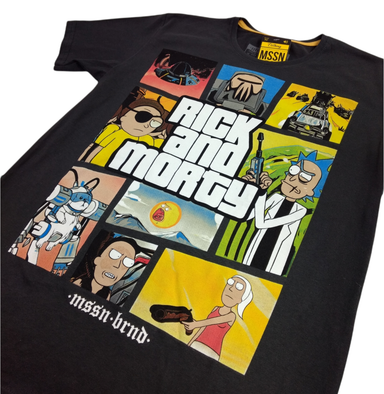 Playera "Rick y Morty GTA"